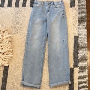 SER.O.YA Light Wash Straight Leg Jeans - Pale Blue ✨Worn Once